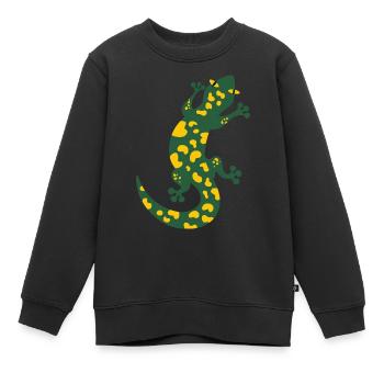Salamander - Kinder Premium Organic Sweatshirt - Schwarz - Vorne - AI Model Kid Female (0cm)