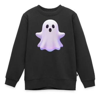 Pastel Ghost Pop Art - Kinder Premium Organic Sweatshirt - Schwarz - Vorne - AI Model Kid Female (0cm)