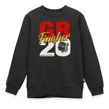 GR20 Finisher cadeau randonnée Corse - Sweat Premium enfant bio - noir - Devant - AI Model Kid Female (0cm)