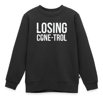 Verlust Von Cone-trol Für Gefrorenen Süßen Fan - Kinder Premium Organic Sweatshirt - Schwarz - Vorne - AI Model Kid Female (0cm)