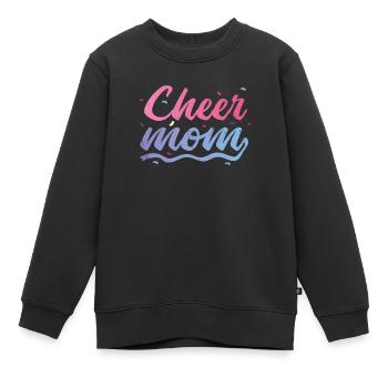 Cheer Mom Design pour les pom-pom girls Cheer - Sweat Premium enfant bio - noir - Devant - AI Model Kid Female (0cm)