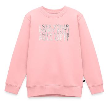 Je comprends votre point de vue, mais je pense que vous êtes - Sweat Premium enfant bio - rose - Devant - AI Model Kid Female (0cm)