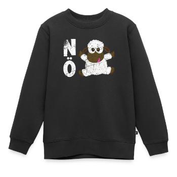 Statement Nö keine Lust Kein Bock - Kinder Premium Organic Sweatshirt - Schwarz - Vorne - AI Model Kid Female (0cm)