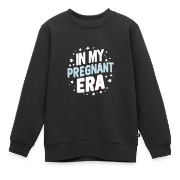 Grossesse Grossesse Accouchement - Sweat Premium enfant bio - noir - Devant - AI Model Kid Female (0cm)