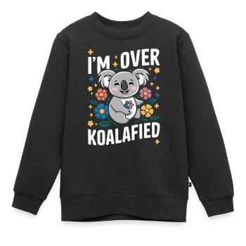Koala Koala Koala Ours Koala Animal - Sweat Premium enfant bio - noir - Devant - AI Model Kid Female (0cm)