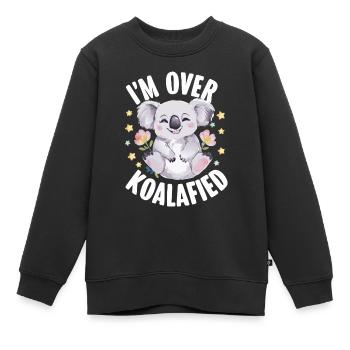 Koala Koala Koala Ours Koala Animal - Sweat Premium enfant bio - noir - Devant - AI Model Kid Female (0cm)