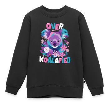 Koala Koala Koala Ours Koala Animal - Sweat Premium enfant bio - noir - Devant - AI Model Kid Female (0cm)