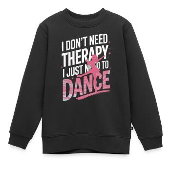 Tanzen Tänzer Tanzen - Kinder Premium Organic Sweatshirt - Schwarz - Vorne - AI Model Kid Female (0cm)