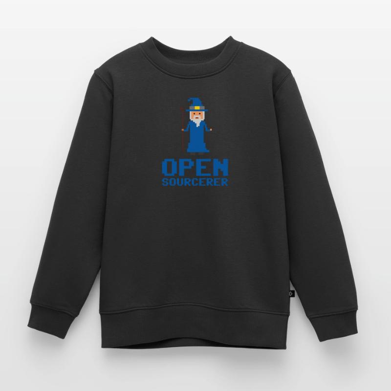 Developer Open Sourcerer Funny gift idea Kids Premium Organic Sweatshirt
