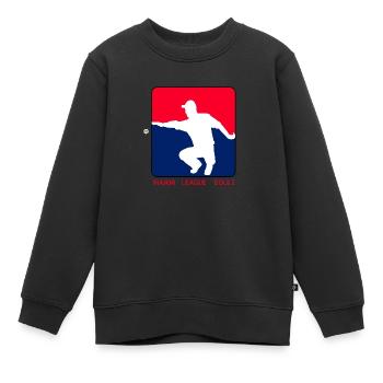 Major League Boule - Kinder Premium Organic Sweatshirt - Schwarz - Vorne - AI Model Kid Female (0cm)