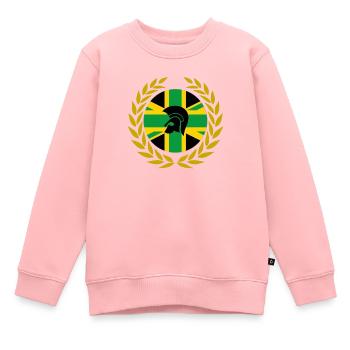 UNITY JAM SKA LAUREL DESIGN - Sweat Premium enfant bio - rose - Devant - AI Model Kid Female (0cm)