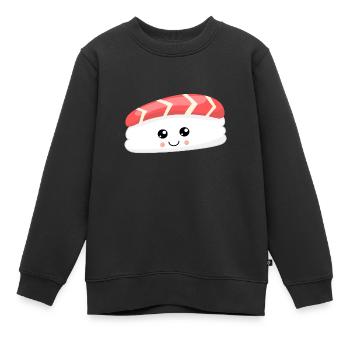 SUSHI - Kinder Premium Organic Sweatshirt - Schwarz - Vorne - AI Model Kid Female (0cm)