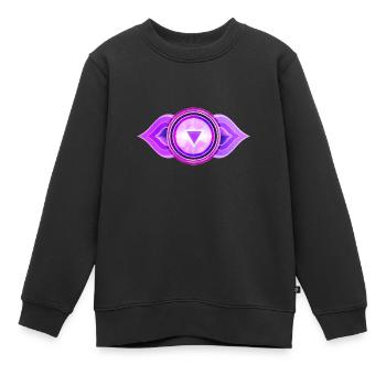 Drittes Auge Chakra, Anja - Kinder Premium Organic Sweatshirt - Schwarz - Vorne - AI Model Kid Female (0cm)