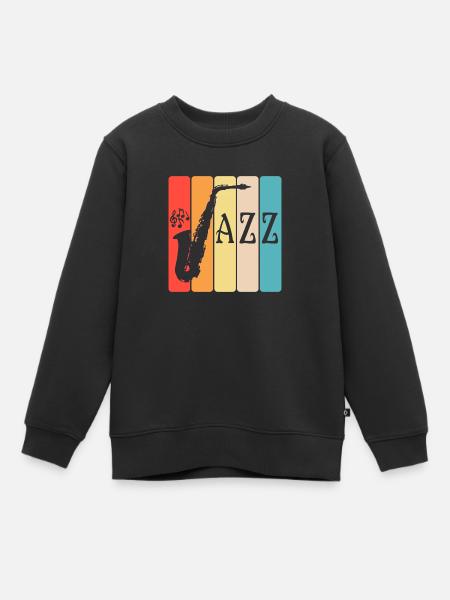Jazz - Sweat Premium enfant bio - noir