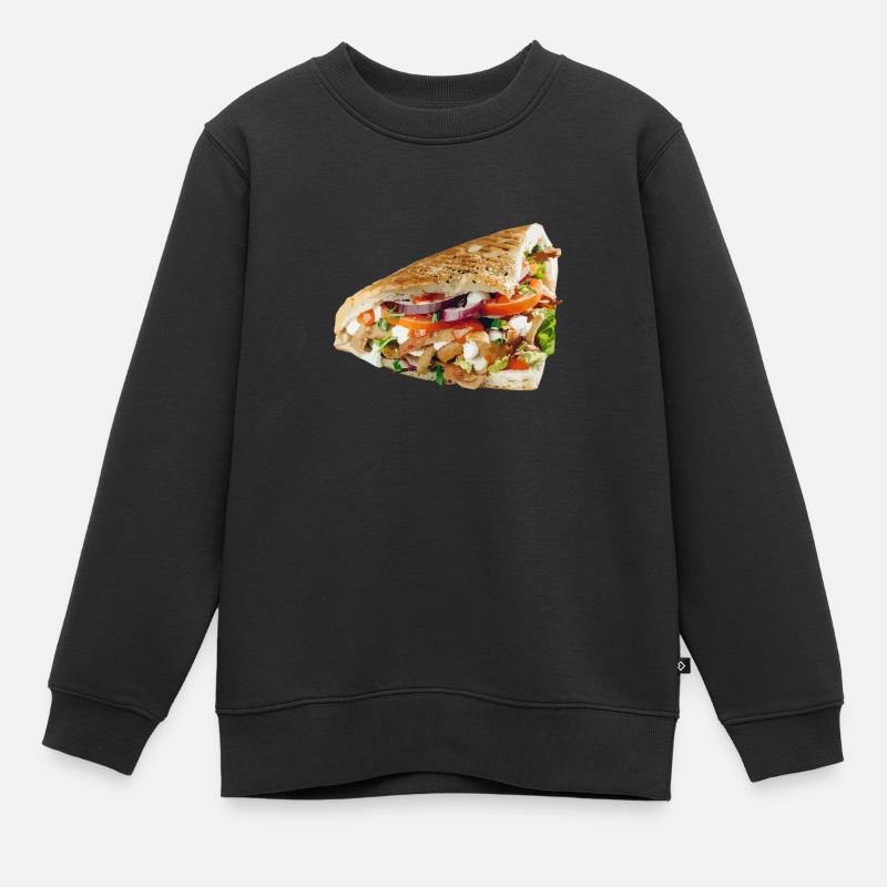 Doner - Sweat Premium enfant bio - noir