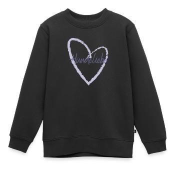 Hundeliebe - Kinder Premium Organic Sweatshirt - Schwarz - Vorne - AI Model Kid Female (0cm)