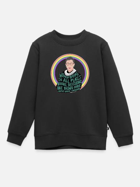 Politique Démocrates des États-Unis - Sweat Premium enfant bio - noir