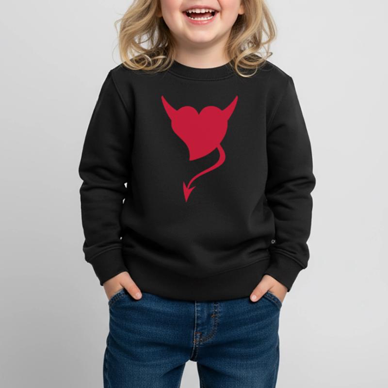 Devil Heart Kids Premium Organic Sweatshirt