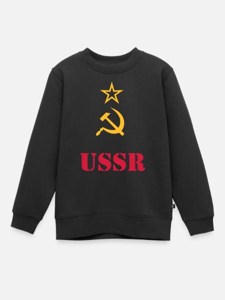 USSR (V) - Sweat Premium enfant bio - noir