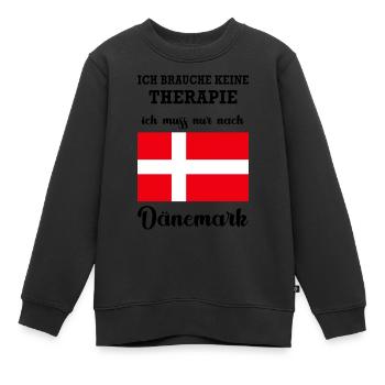 Therapie Dänemark Geschenk Nord Spruch - Kinder Premium Organic Sweatshirt - Schwarz - Vorne - AI Model Kid Female (0cm)