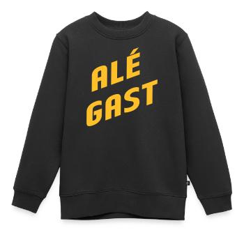 Alé Gast - Antwerpener Dialekt - Kinder Premium Organic Sweatshirt - Schwarz - Vorne - AI Model Kid Female (0cm)