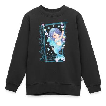 Bye Bye Kindergarten Schulkind 2026 Meerjungfrau - Kinder Premium Organic Sweatshirt - Schwarz - Vorne - AI Model Kid Female (0cm)