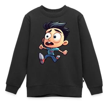 Phantastische Figuren - Kinder Premium Organic Sweatshirt - Schwarz - Vorne - AI Model Kid Female (0cm)