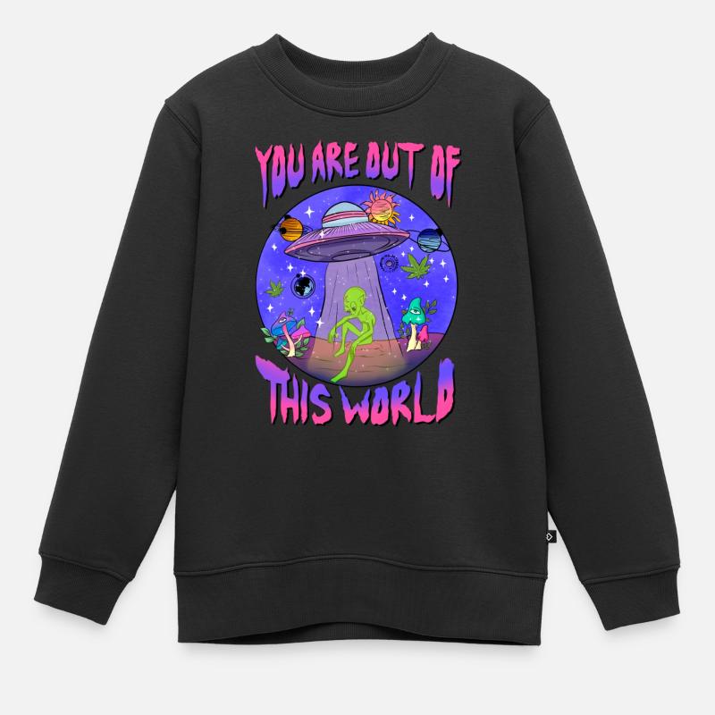 Vous êtes hors de ce monde - Sweat Premium enfant bio - noir
