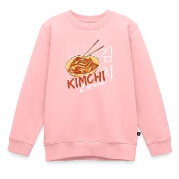 Kimchi Love Perfekt für asiatische Food-Fanatiker - Kinder Premium Organic Sweatshirt - Rosa - Vorne - AI Model Kid Female (0cm)