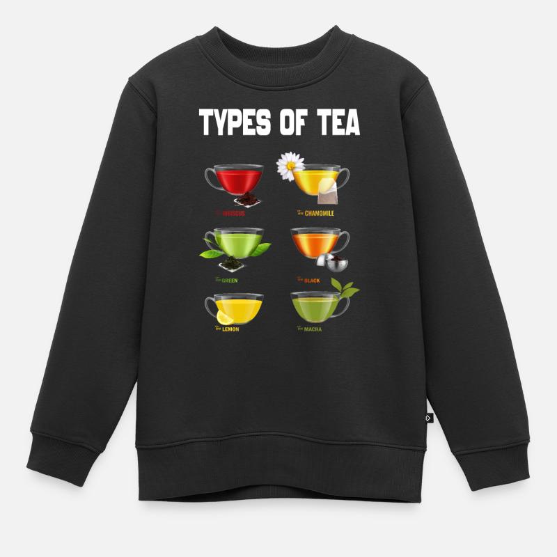 TEA TYPES - Types of Tea - Sweat Premium enfant bio - noir