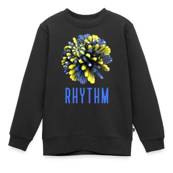 Drucke für Musikliebhaber, Musik, trendy - Kinder Premium Organic Sweatshirt - Schwarz - Vorne - AI Model Kid Female (0cm)