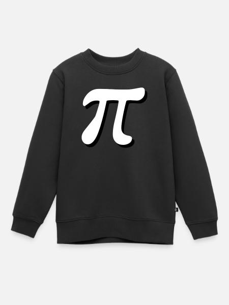 Archimède π - Sweat Premium enfant bio - noir
