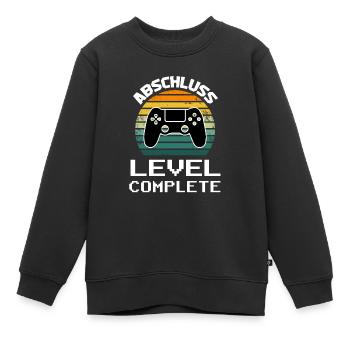 Abschluss Grundschule Schulabschluss Geschenk - Kinder Premium Organic Sweatshirt - Schwarz - Vorne - AI Model Kid Female (0cm)