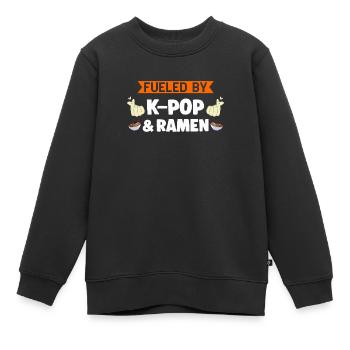 K-Pop-K-Pop-Merch K-Pop-Waren Geschenk - Kinder Premium Organic Sweatshirt - Schwarz - Vorne - AI Model Kid Female (0cm)