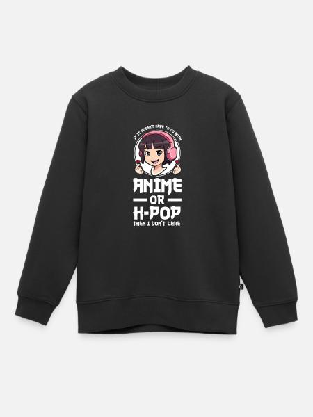 K-Pop-K-Pop Merch K-Pop Produits Cadeau - Sweat Premium enfant bio - noir