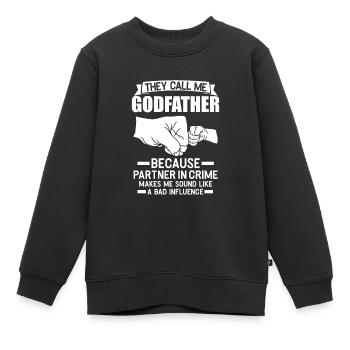 Pate Pate Familiengeschenk - Kinder Premium Organic Sweatshirt - Schwarz - Vorne - AI Model Kid Female (0cm)