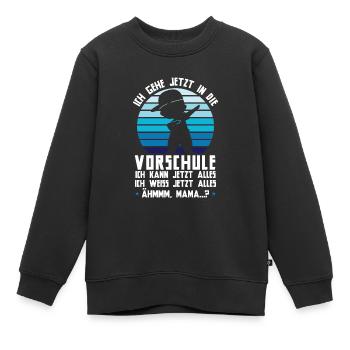 Vorschule Dabbing Vorschüler Geschenk - Kinder Premium Organic Sweatshirt - Schwarz - Vorne - AI Model Kid Female (0cm)