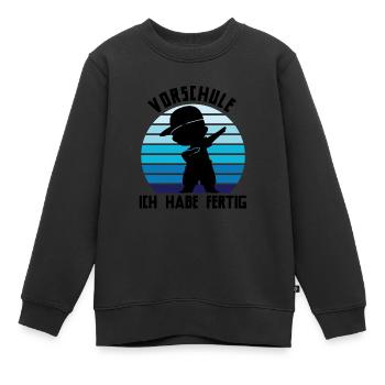 Vorschule Dabbing Vorschulkind Geschenk - Kinder Premium Organic Sweatshirt - Schwarz - Vorne - AI Model Kid Female (0cm)
