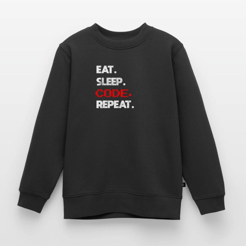 Coder programmer Kids Premium Organic Sweatshirt