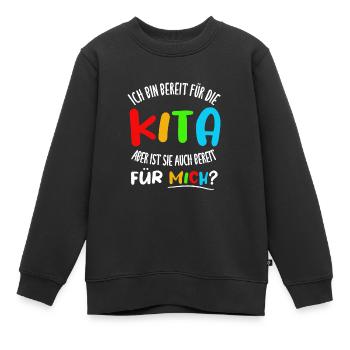 Kita 2020 Kindergartenkind Kita anfänger - Kinder Premium Organic Sweatshirt - Schwarz - Vorne - AI Model Kid Female (0cm)