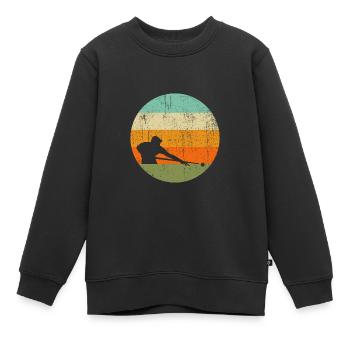 Billard Snooker Pool Billard T Shirt - Sweat Premium enfant bio - noir - Devant - AI Model Kid Female (0cm)
