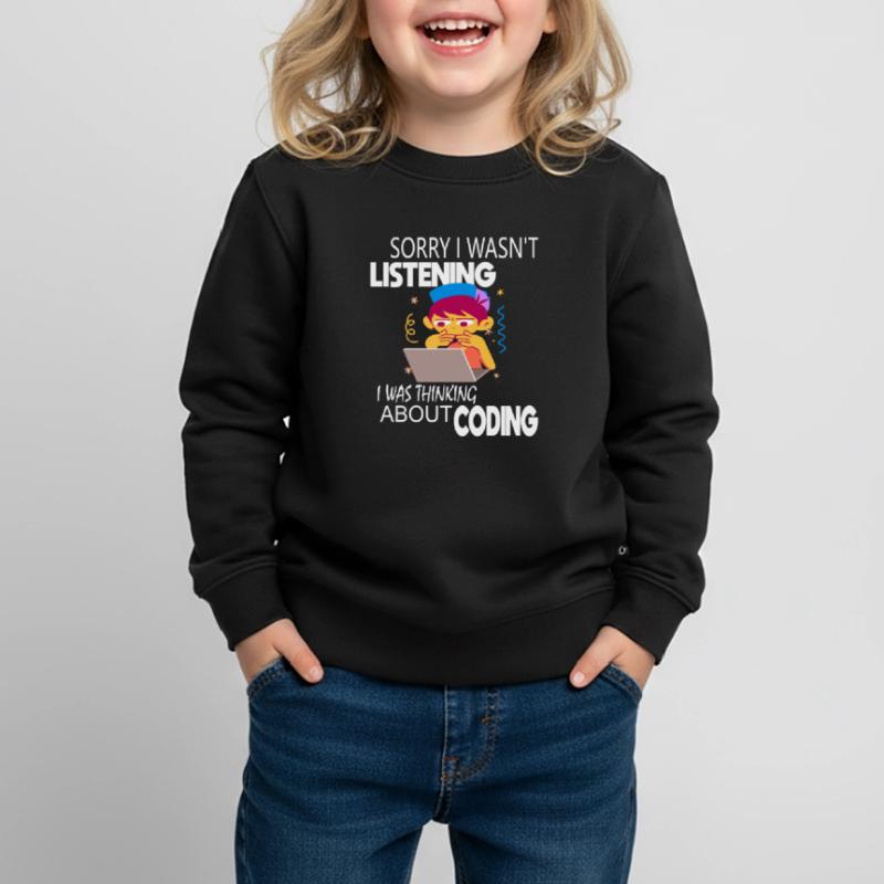 Coding Coder Programmer Kids Premium Organic Sweatshirt