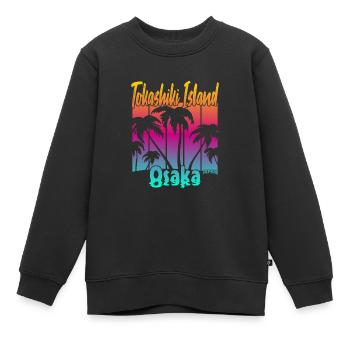 Tokashiki Island Osaka - Kinder Premium Organic Sweatshirt - Schwarz - Vorne - AI Model Kid Female (0cm)