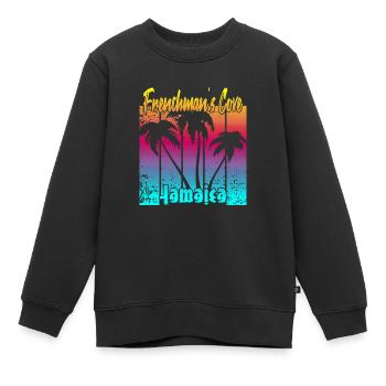 Frenchman's Cove Jamaica - Kinder Premium Organic Sweatshirt - Schwarz - Vorne - AI Model Kid Female (0cm)