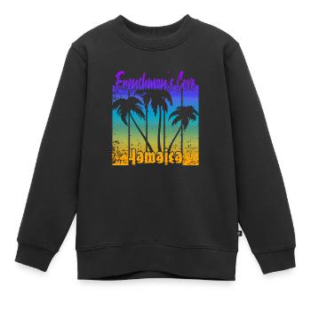 Frenchman's Cove Jamaica - Kinder Premium Organic Sweatshirt - Schwarz - Vorne - AI Model Kid Female (0cm)