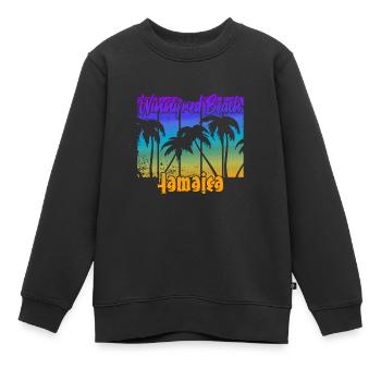 Winnifred Beach Jamaica - Kinder Premium Organic Sweatshirt - Schwarz - Vorne - AI Model Kid Female (0cm)