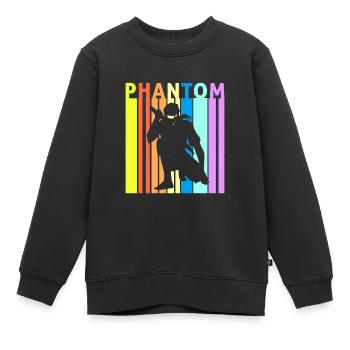 Phantom Spy Ninjas Spionage Versteckte - Kinder Premium Organic Sweatshirt - Schwarz - Vorne - AI Model Kid Female (0cm)