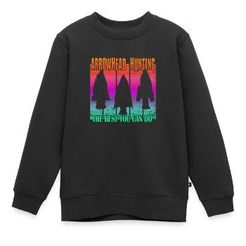 Arrowhead Hunting - Kinder Premium Organic Sweatshirt - Schwarz - Vorne - AI Model Kid Female (0cm)