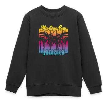 Montego Bay Jamaica - Kinder Premium Organic Sweatshirt - Schwarz - Vorne - AI Model Kid Female (0cm)