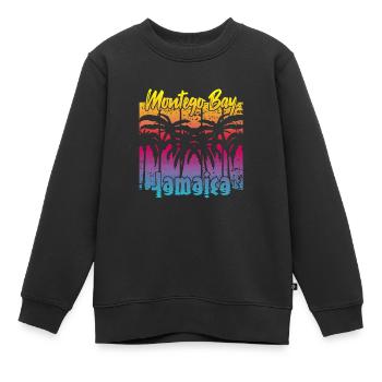 Montego Bay Jamaica - Kinder Premium Organic Sweatshirt - Schwarz - Vorne - AI Model Kid Female (0cm)